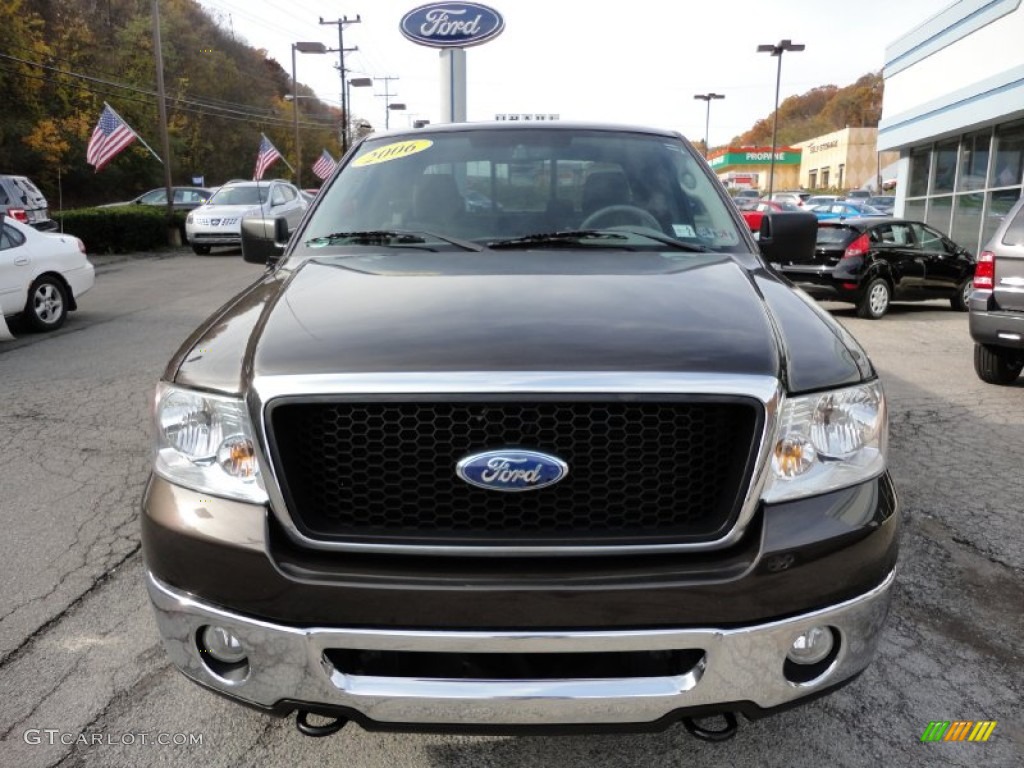 2006 F150 XLT SuperCab 4x4 - Dark Stone Metallic / Medium/Dark Flint photo #2