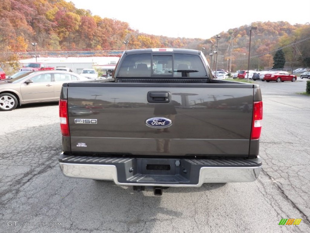 2006 F150 XLT SuperCab 4x4 - Dark Stone Metallic / Medium/Dark Flint photo #5