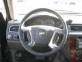 Ebony 2012 Chevrolet Tahoe LTZ Steering Wheel