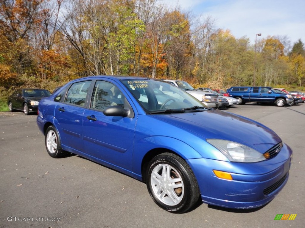 French Blue Metallic Ford Focus