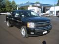 2011 Black Chevrolet Silverado 1500 LT Crew Cab 4x4  photo #7