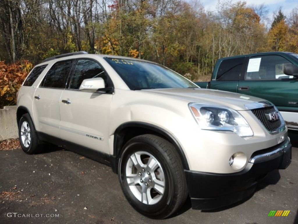 2008 Acadia SLT AWD - Gold Mist Metallic / Ebony photo #1