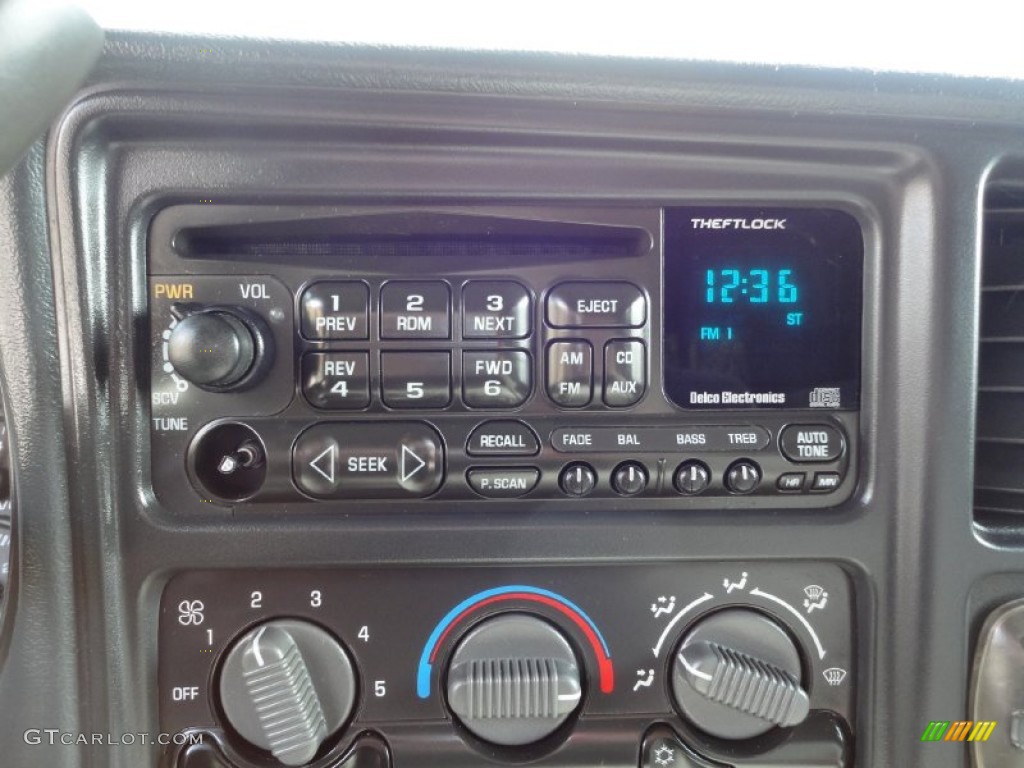 2001 GMC Sierra 1500 SLE Extended Cab 4x4 Audio System Photos