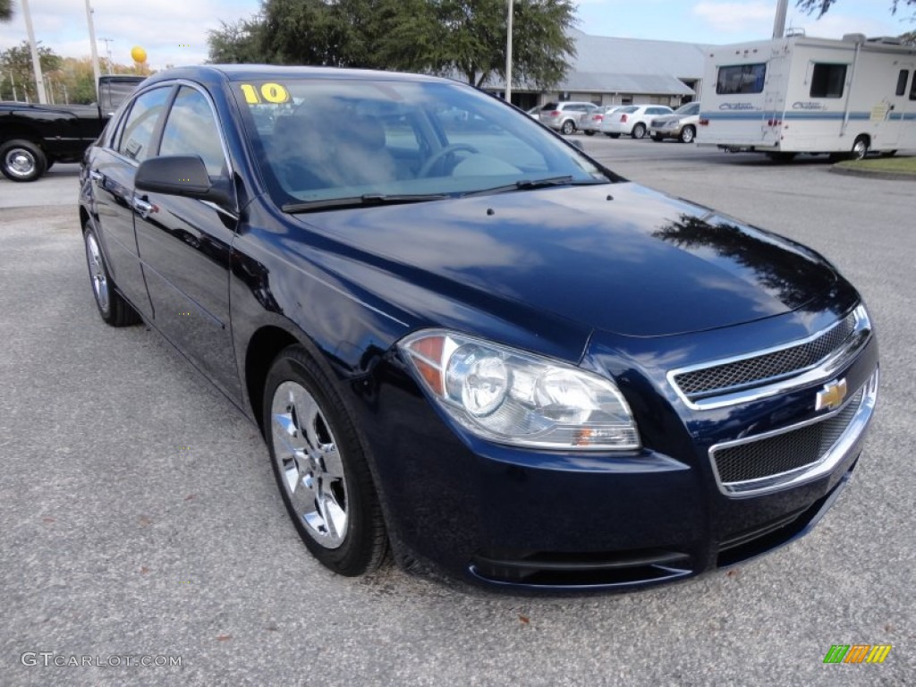 2010 Malibu LS Sedan - Imperial Blue Metallic / Titanium photo #10
