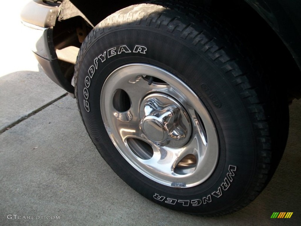 2002 F150 XLT Regular Cab - Dark Highland Green Metallic / Medium Parchment photo #6