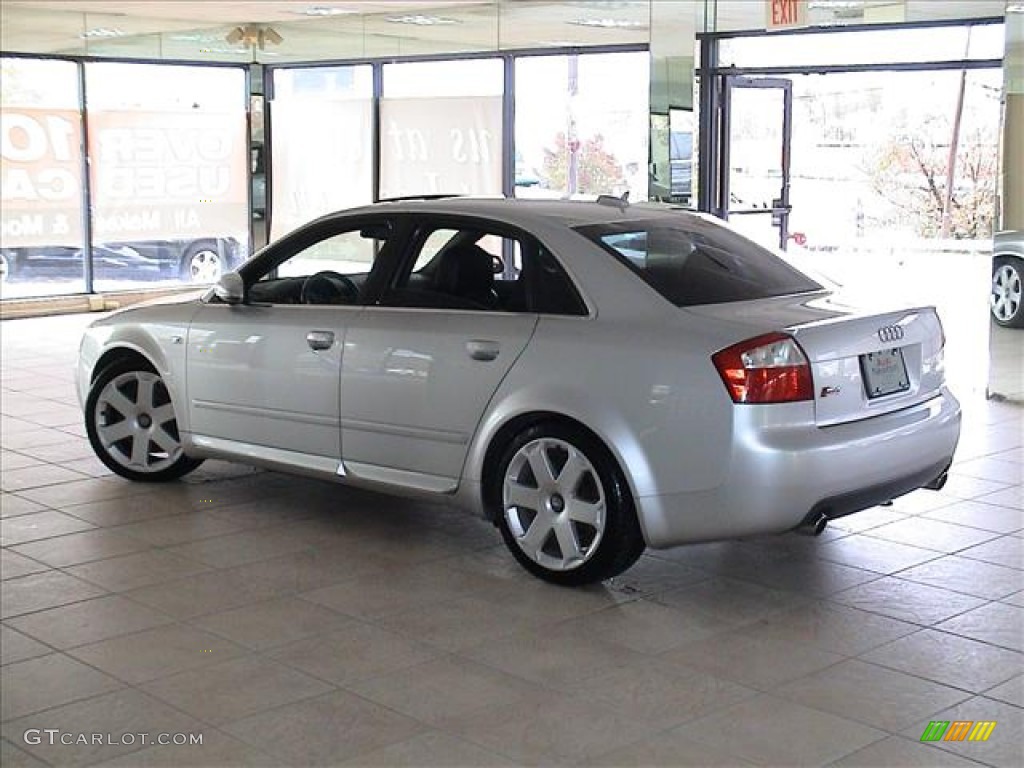 2005 S4 4.2 quattro Sedan - Light Silver Metallic / Ebony photo #8