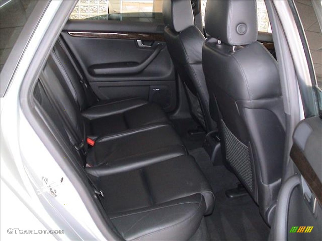 Ebony Interior 2005 Audi S4 4.2 quattro Sedan Photo #56113451