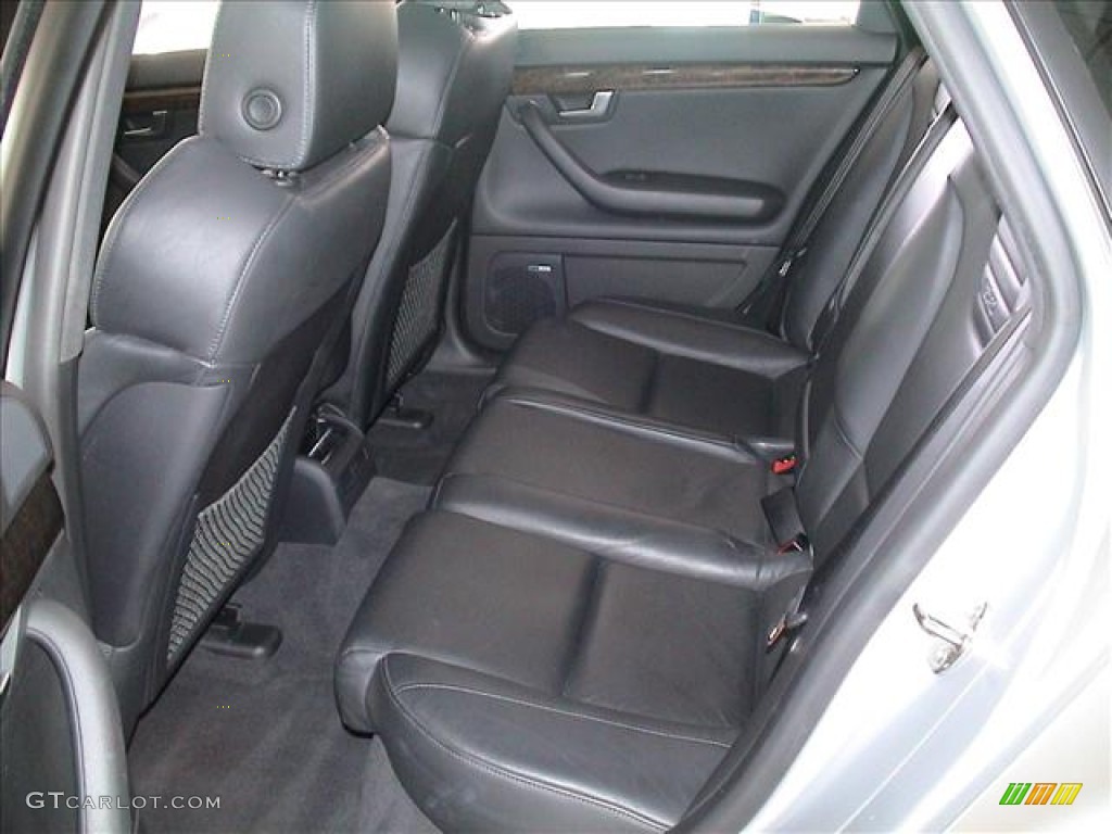 Ebony Interior 2005 Audi S4 4.2 quattro Sedan Photo #56113460