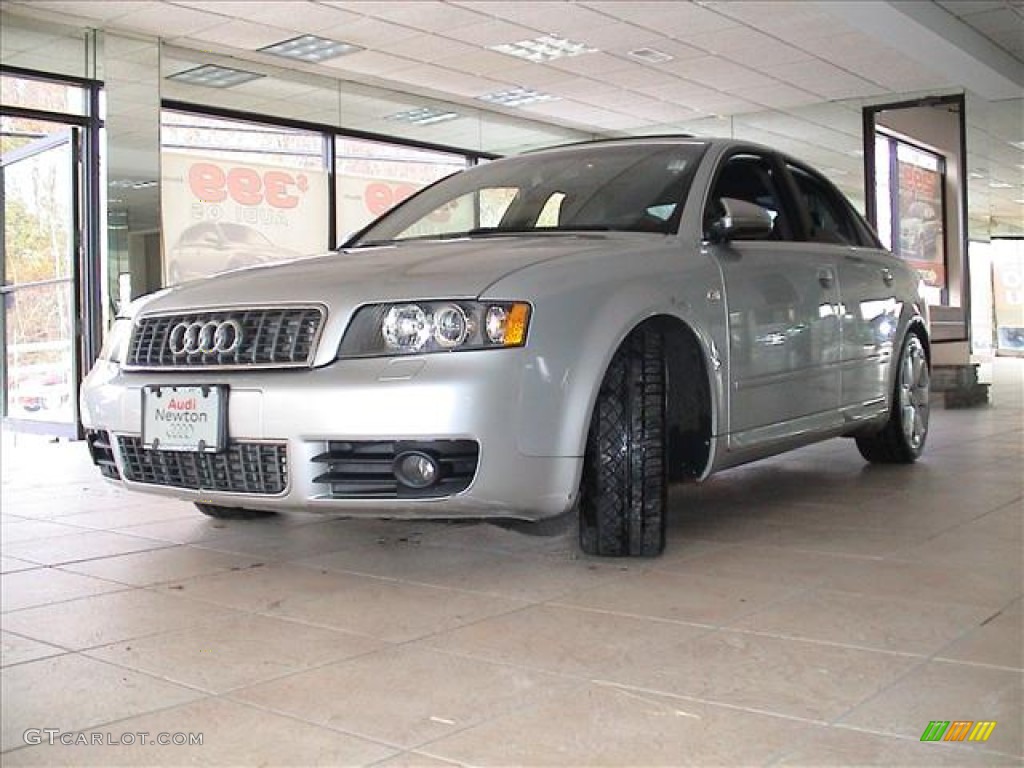 2005 S4 4.2 quattro Sedan - Light Silver Metallic / Ebony photo #27