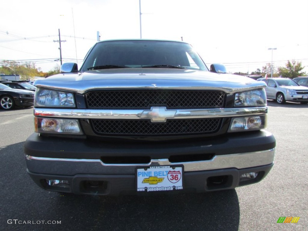 2004 Silverado 1500 LS Regular Cab 4x4 - Black / Dark Charcoal photo #2