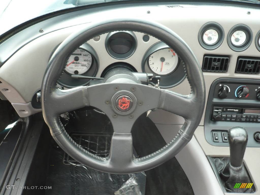 1995 Dodge Viper RT-10 Gray Steering Wheel Photo #56114177