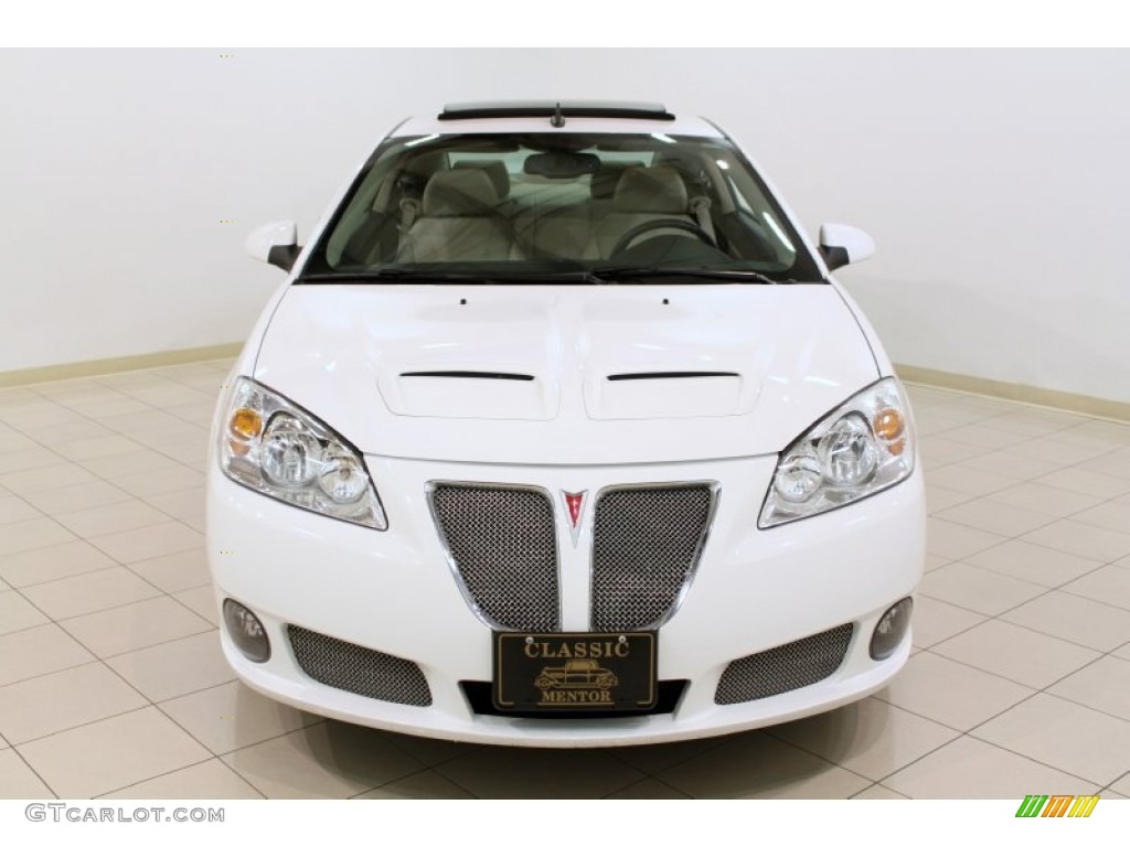 2009 G6 GXP Coupe - Summit White / Light Taupe photo #2