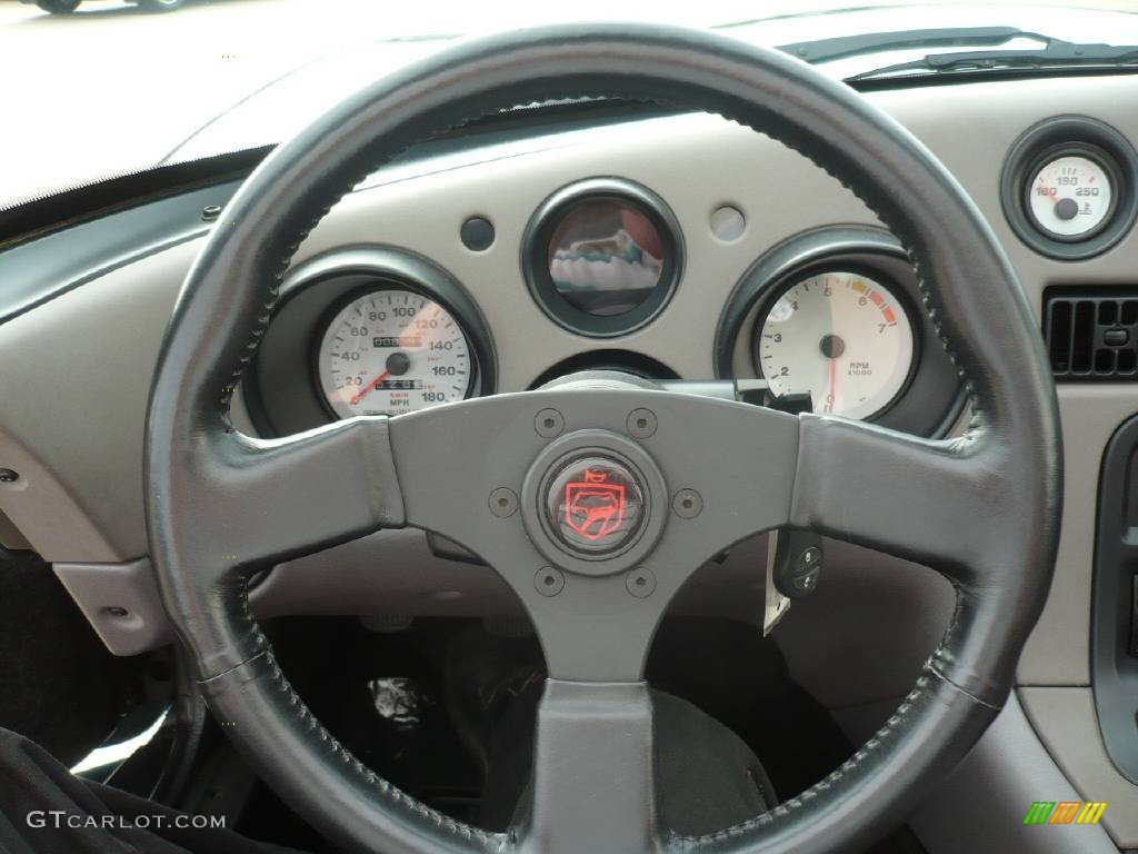 1995 Dodge Viper RT-10 Gray Steering Wheel Photo #56114420