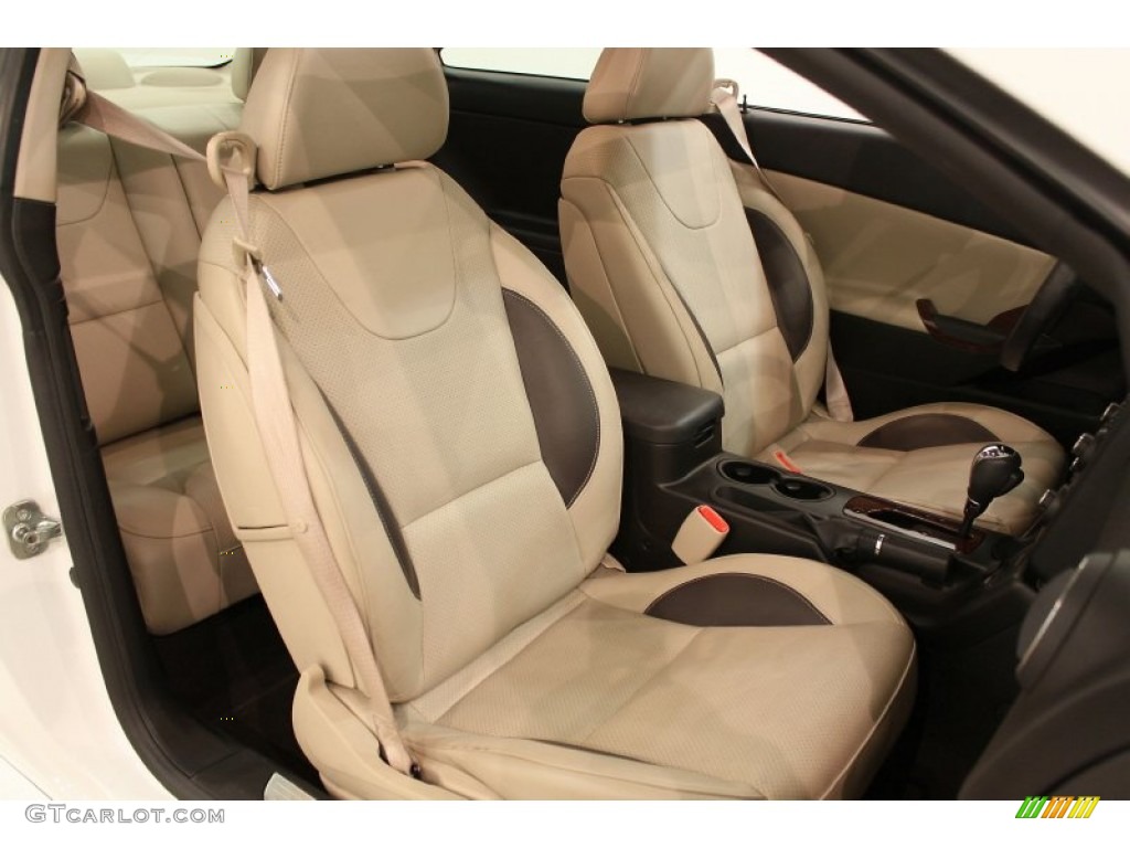 Light Taupe Interior 2009 Pontiac G6 GXP Coupe Photo #56114477