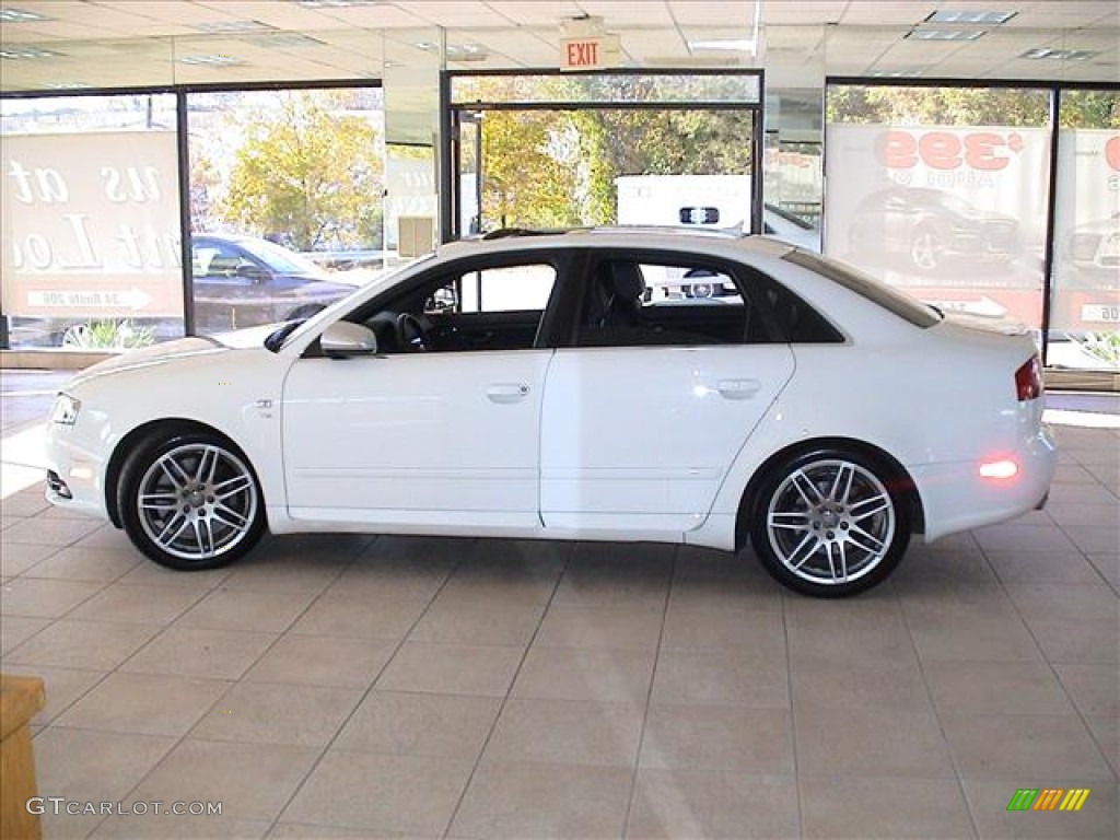 Ibis White 2008 Audi S4 4.2 quattro Sedan Exterior Photo #56115899