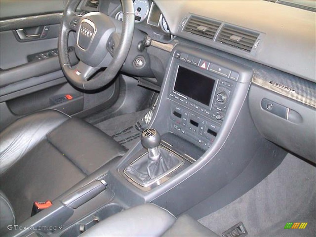 Black/Black Interior 2008 Audi S4 4.2 quattro Sedan Photo #56115944
