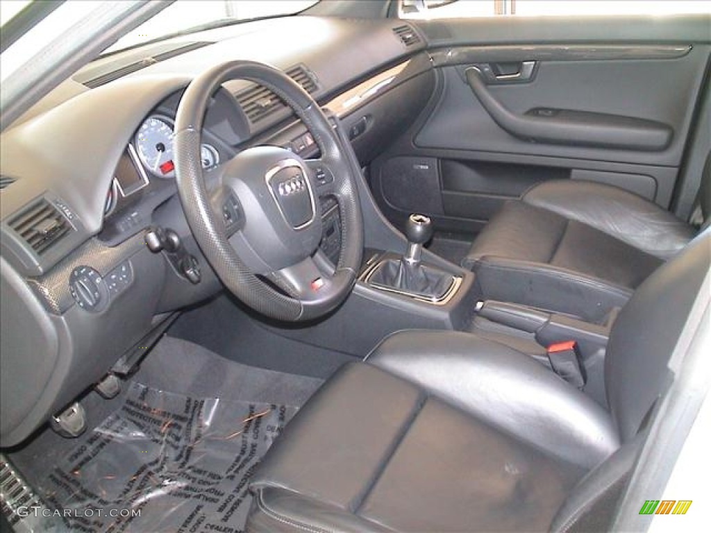 Black/Black Interior 2008 Audi S4 4.2 quattro Sedan Photo #56115960