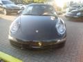 2005 Basalt Black Metallic Porsche 911 Carrera Cabriolet  photo #2