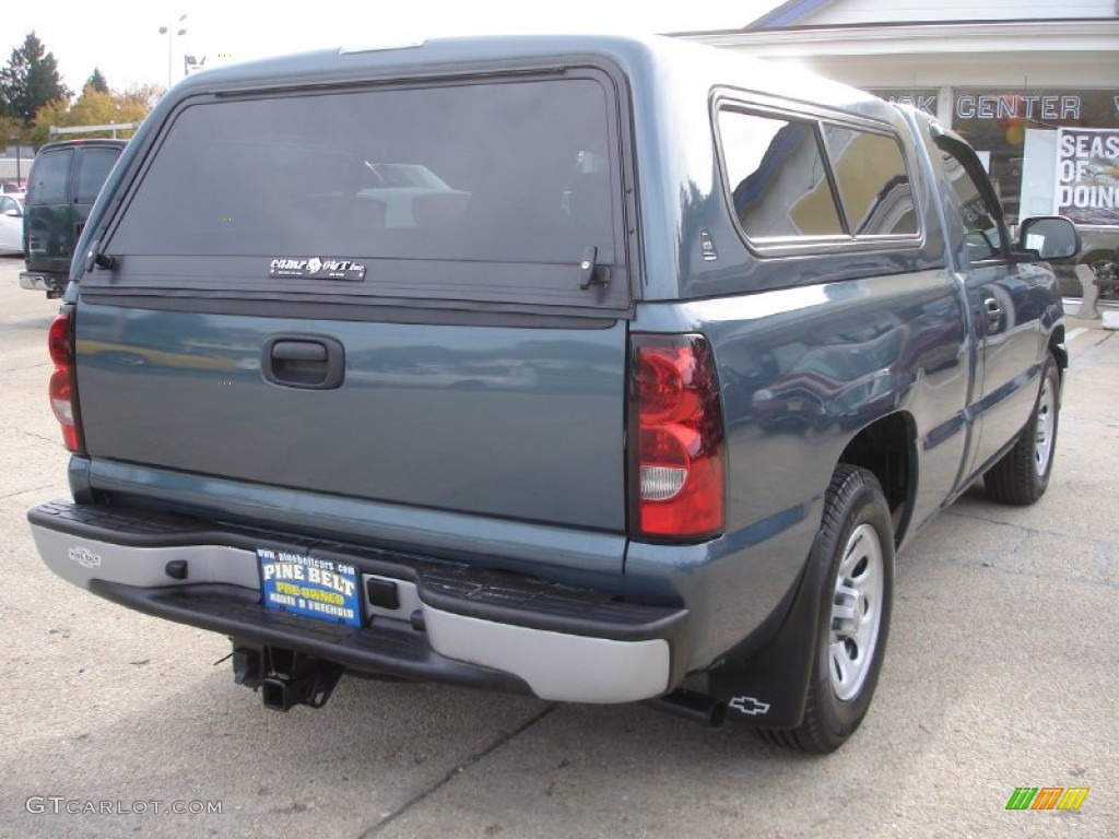 2006 Silverado 1500 Work Truck Regular Cab - Blue Granite Metallic / Medium Gray photo #4