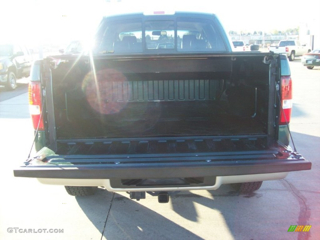 2007 F150 Lariat SuperCrew 4x4 - Forest Green Metallic / Tan photo #22