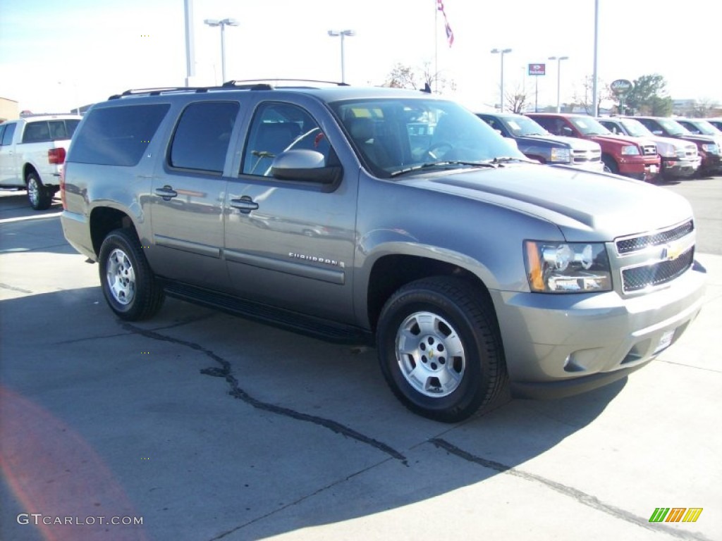 2007 Suburban 1500 LT 4x4 - Graystone Metallic / Ebony photo #21