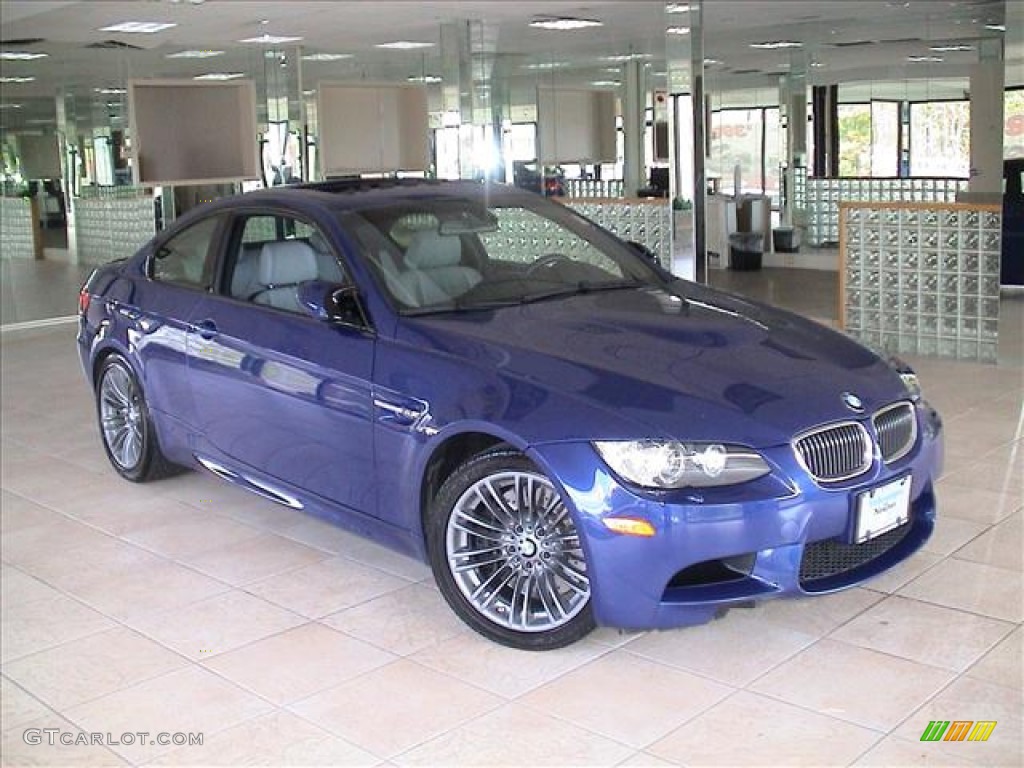 2008 M3 Coupe - Interlagos Blue Metallic / Silver Novillo Leather photo #1