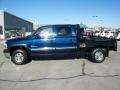 2001 Indigo Blue Metallic Chevrolet Silverado 2500HD LS Crew Cab 4x4 Chassis  photo #2