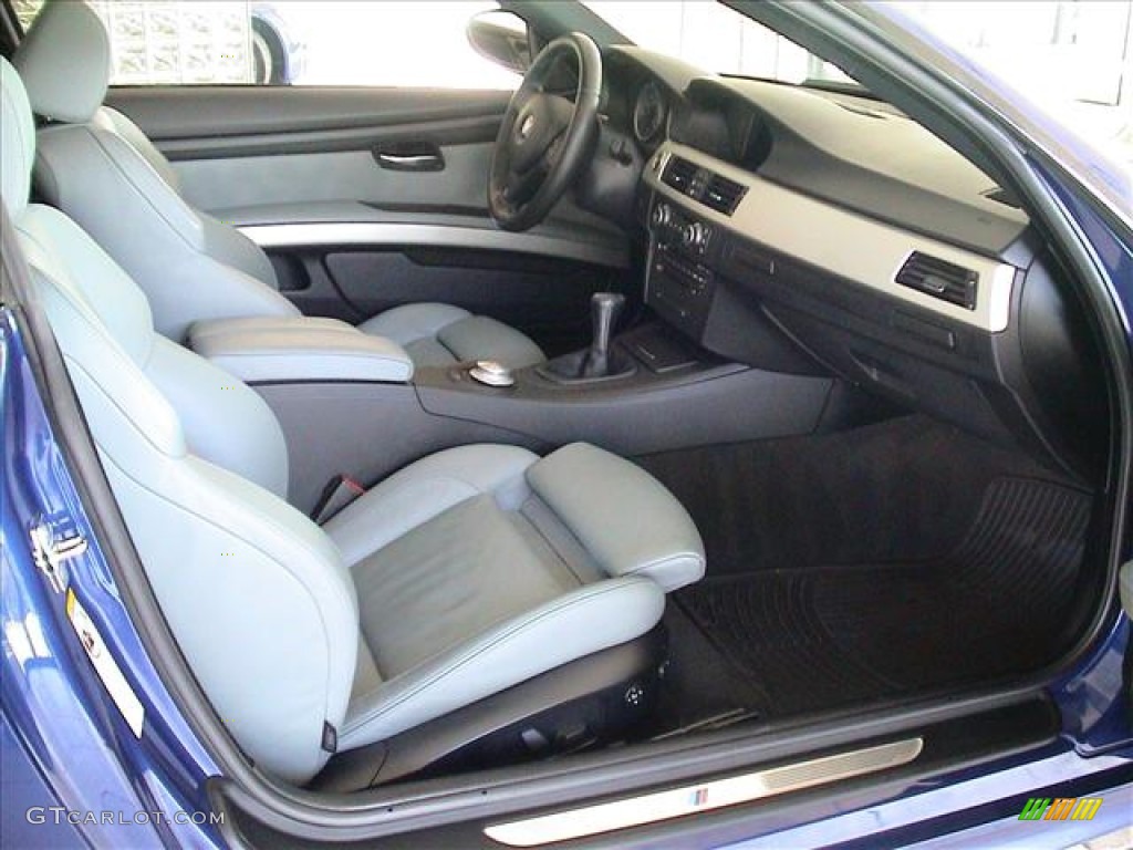 Silver Novillo Leather Interior 2008 BMW M3 Coupe Photo #56118161