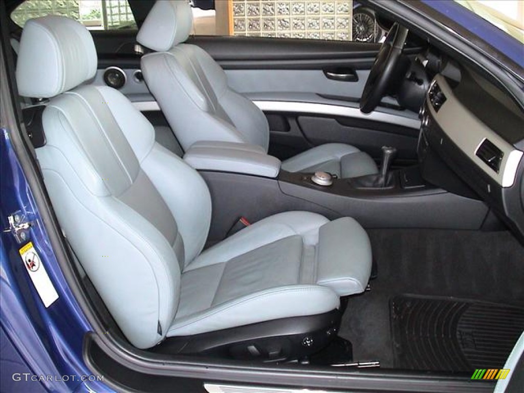 Silver Novillo Leather Interior 2008 BMW M3 Coupe Photo #56118185