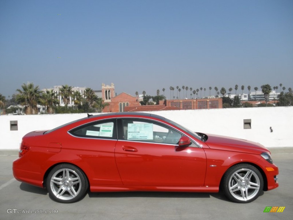 Mars Red 2012 Mercedes-Benz C 250 Coupe Exterior Photo #56118323