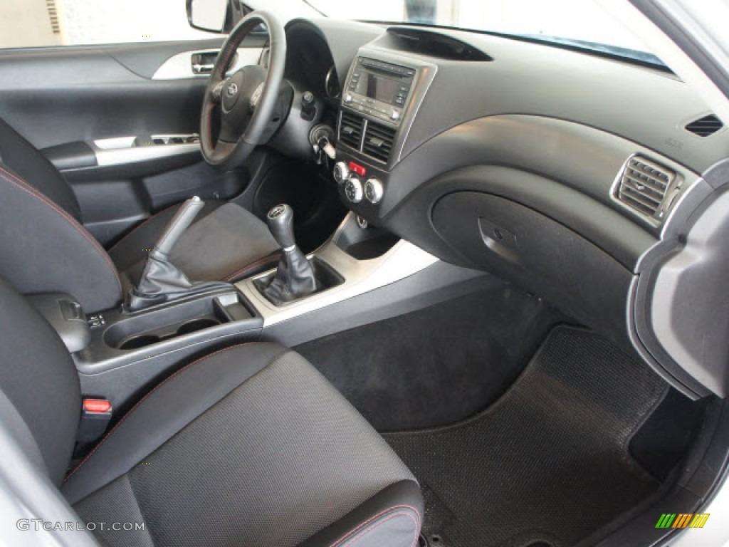 Carbon Black Interior 2010 Subaru Impreza WRX Sedan Photo #56118566