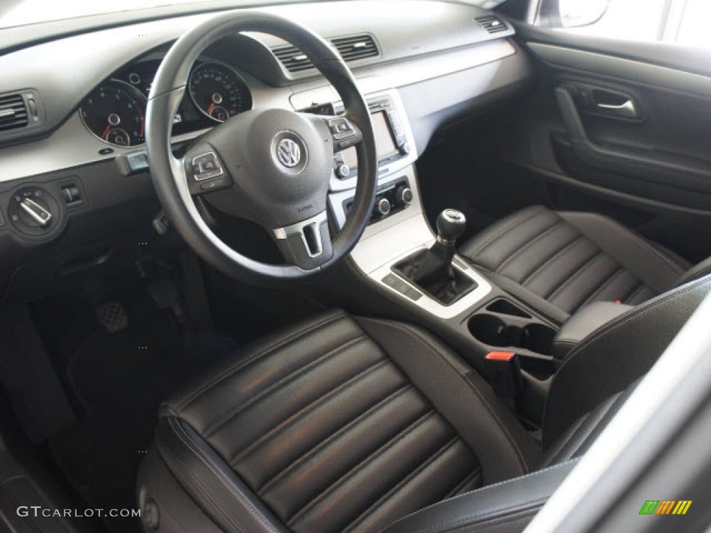 2010 Volkswagen CC Sport Black Dashboard Photo #56118893