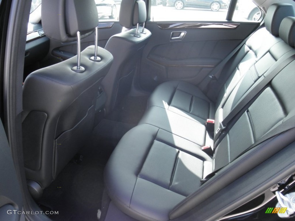 Black Interior 2012 Mercedes-Benz E 350 Sedan Photo #56119931