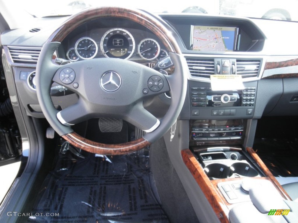 2012 Mercedes-Benz E 350 Sedan Black Dashboard Photo #56119940