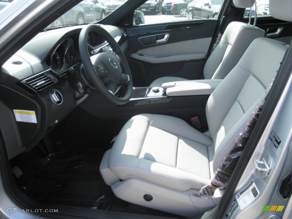 Ash/Black Interior 2012 Mercedes-Benz E 350 Sedan Photo #56120195