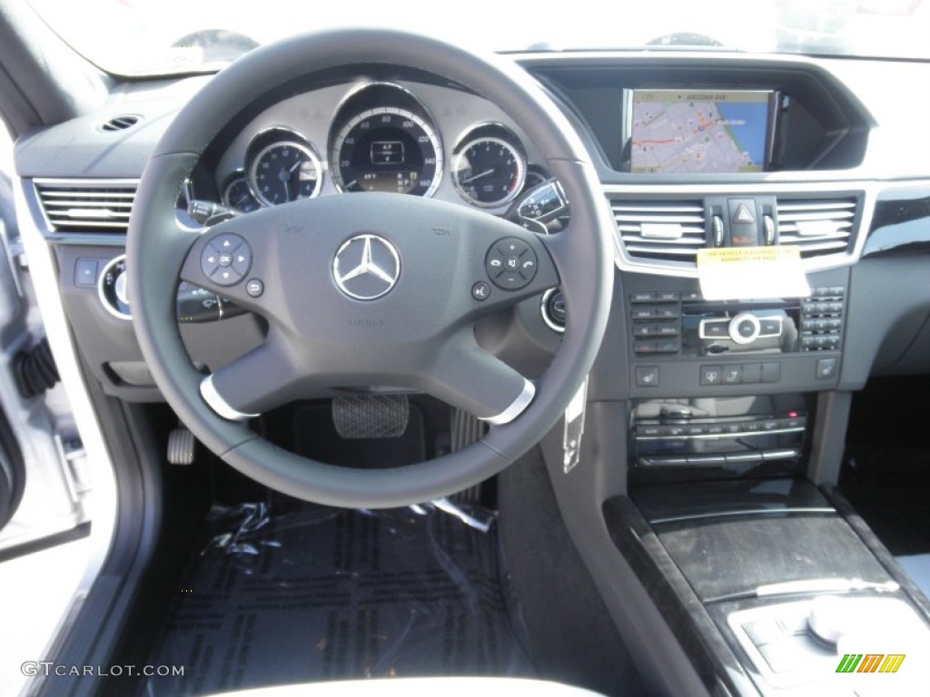 2012 Mercedes-Benz E 350 Sedan Ash/Black Dashboard Photo #56120207