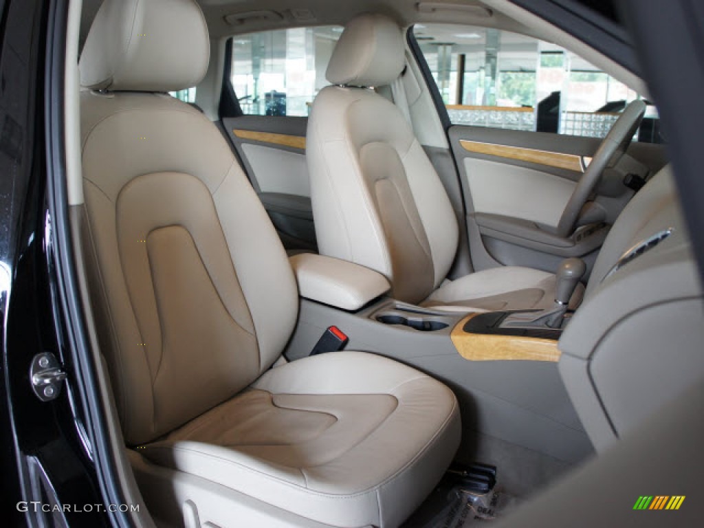 Cardamom Beige Interior 2009 Audi A4 2.0T quattro Avant Photo #56120216