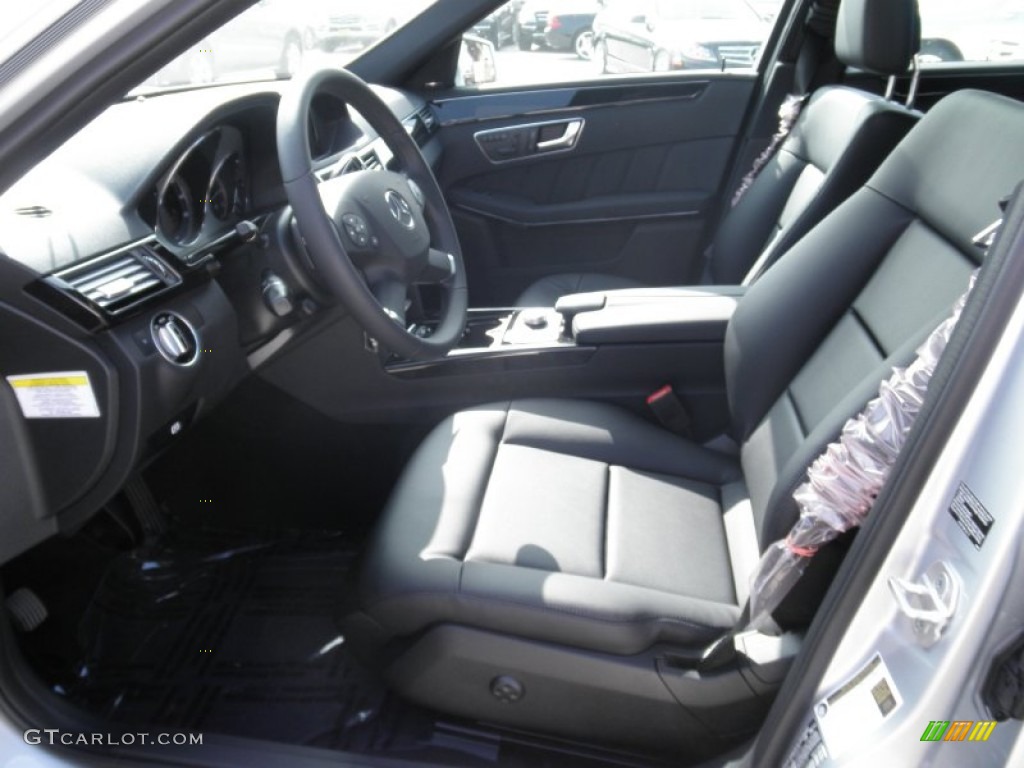 Black Interior 2012 Mercedes-Benz E 350 BlueTEC Sedan Photo #56120444