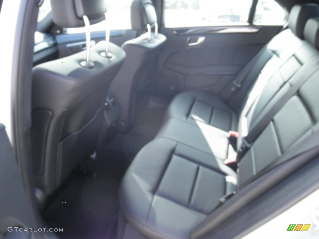 Black Interior 2012 Mercedes-Benz E 350 BlueTEC Sedan Photo #56120453