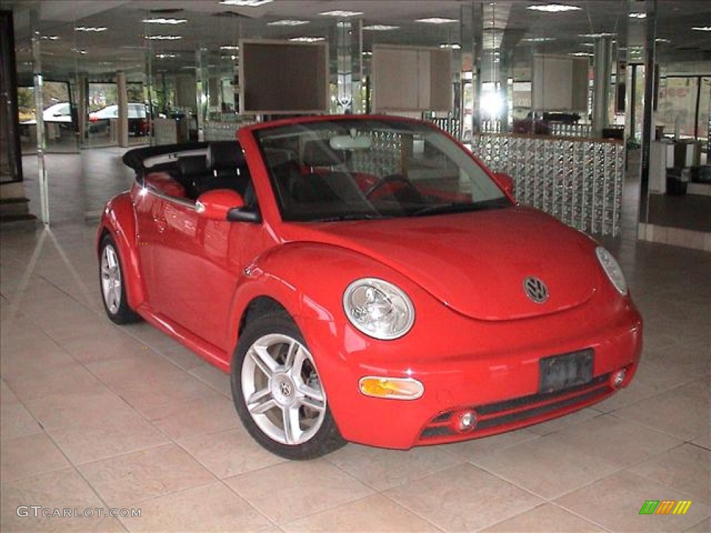 2004 New Beetle GLS 1.8T Convertible - Uni Red / Black photo #1