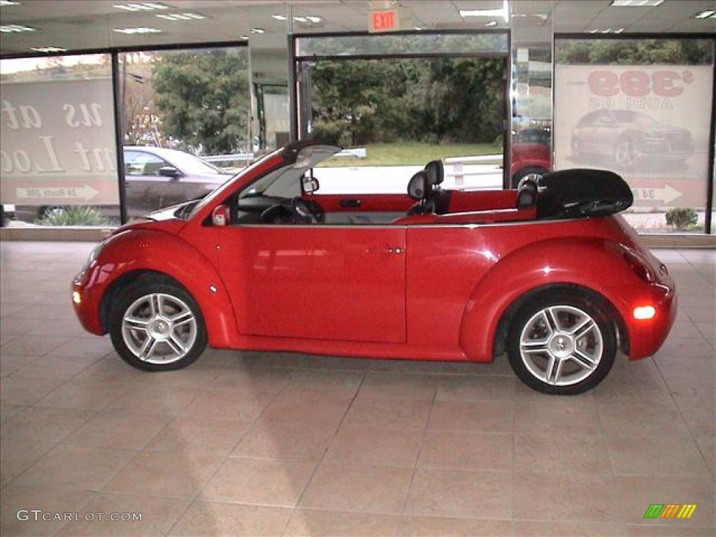 2004 New Beetle GLS 1.8T Convertible - Uni Red / Black photo #9