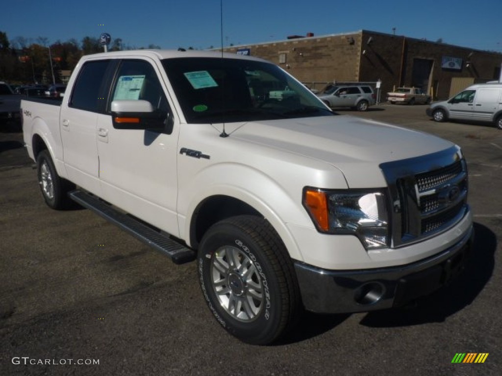 White Platinum Metallic Tri-Coat Ford F150