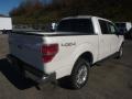 White Platinum Metallic Tri-Coat - F150 Lariat SuperCrew 4x4 Photo No. 2