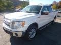 White Platinum Metallic Tri-Coat - F150 Lariat SuperCrew 4x4 Photo No. 5