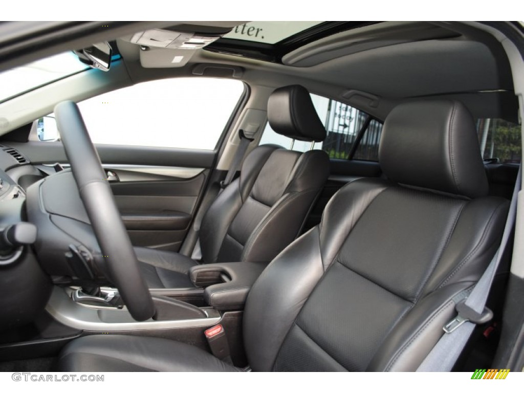Ebony Black Interior 2011 Acura TL 3.5 Technology Photo #56122845