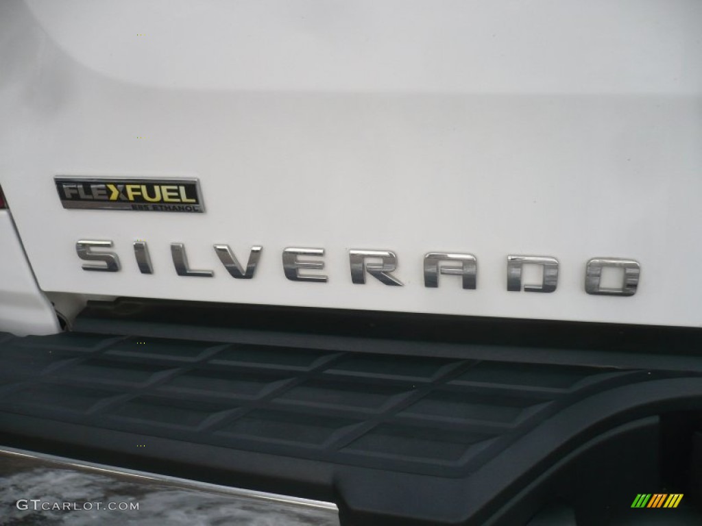 2008 Silverado 1500 Work Truck Regular Cab 4x4 - Summit White / Dark Titanium photo #10