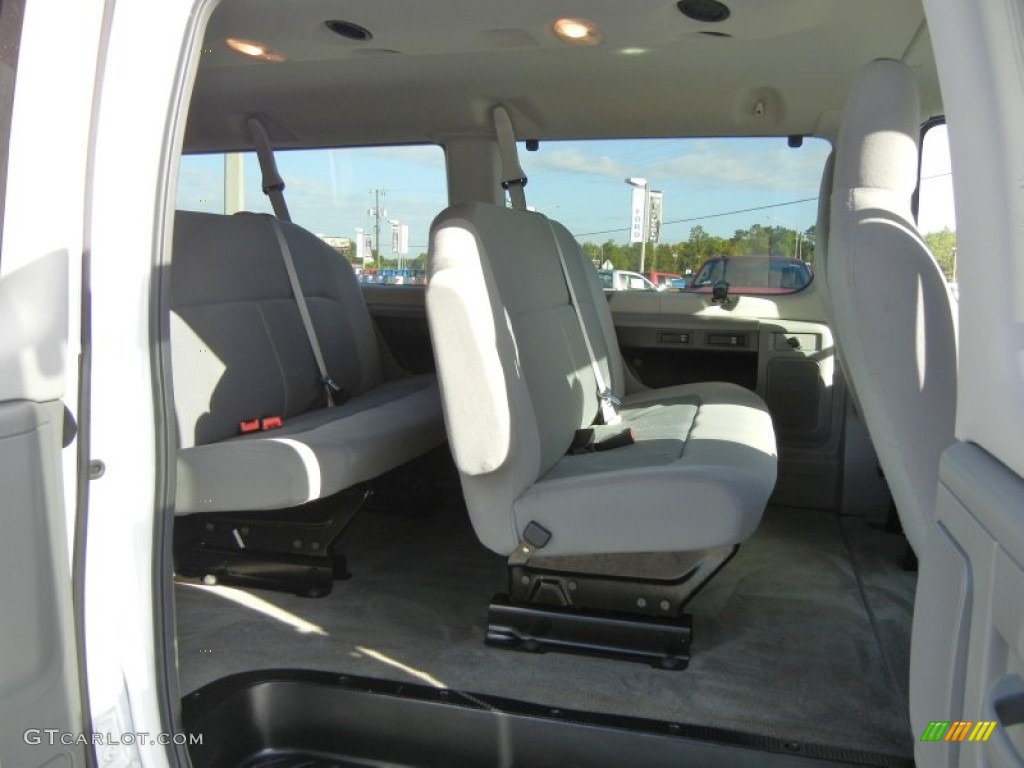 Medium Flint Interior 2011 Ford E Series Van E350 XLT Passenger Photo #56123696
