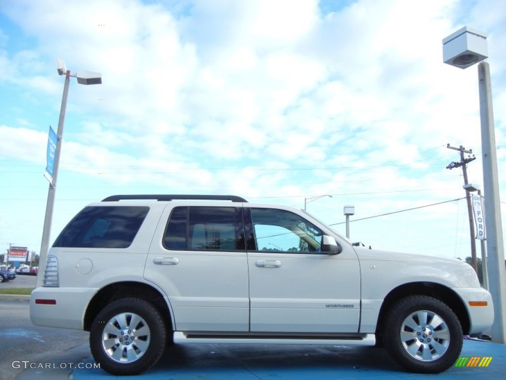White Suede 2008 Mercury Mountaineer Standard Mountaineer Model Exterior Photo #56123882