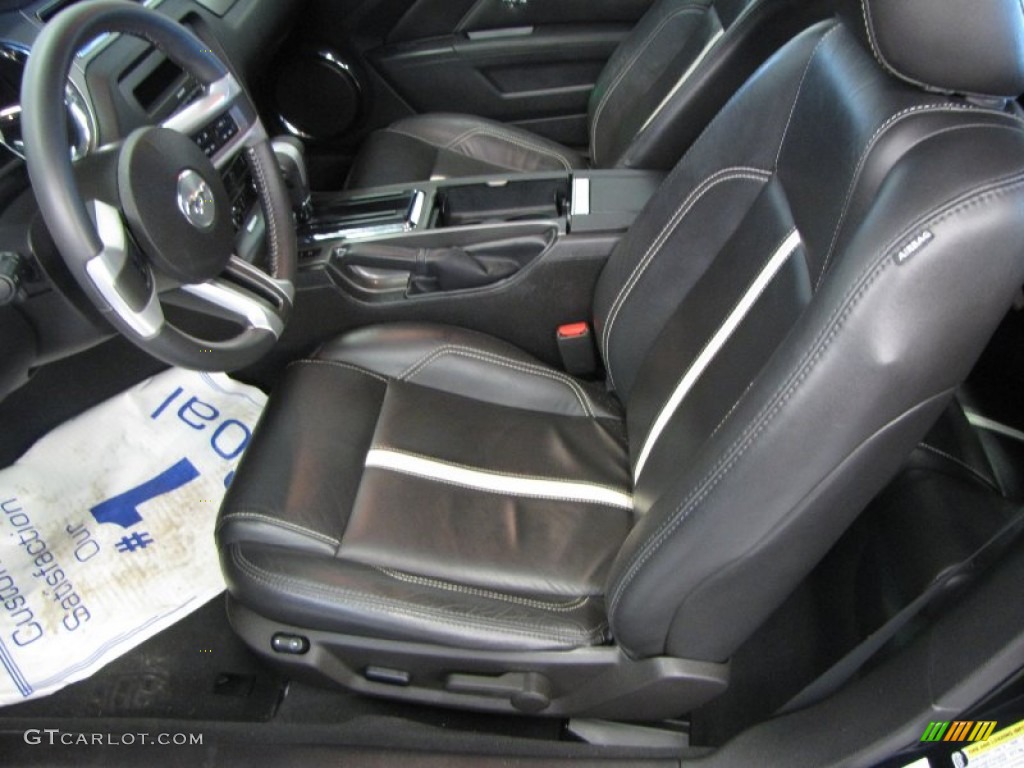 Charcoal Black/Cashmere Interior 2010 Ford Mustang GT Premium Convertible Photo #56124680