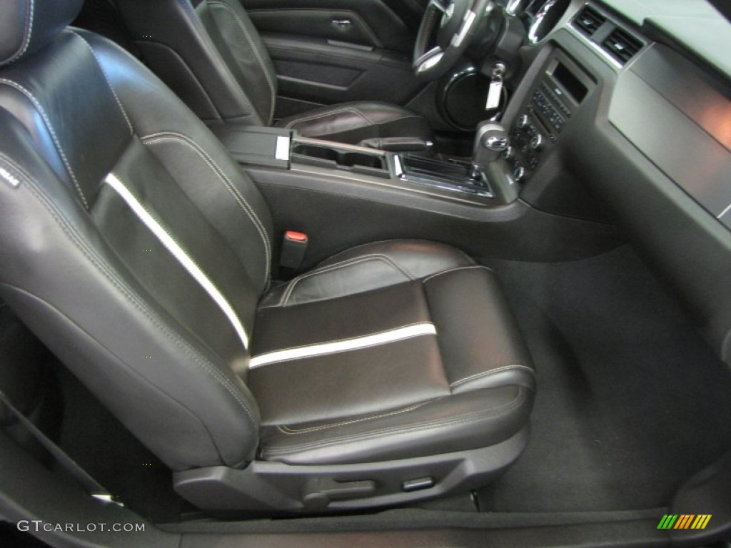 Charcoal Black/Cashmere Interior 2010 Ford Mustang GT Premium Convertible Photo #56124689